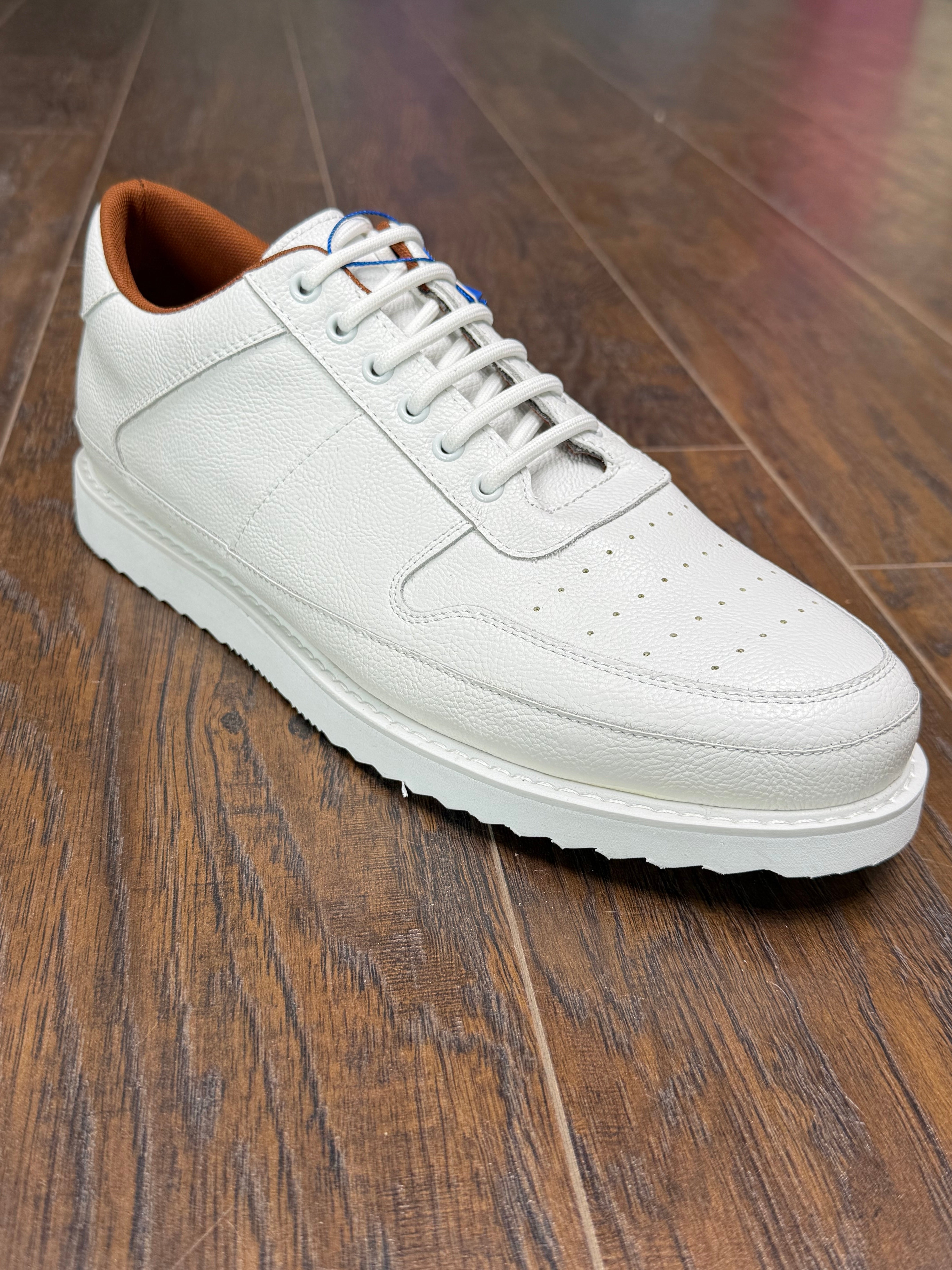 Tayno Casual Sneaker Shoe (White)