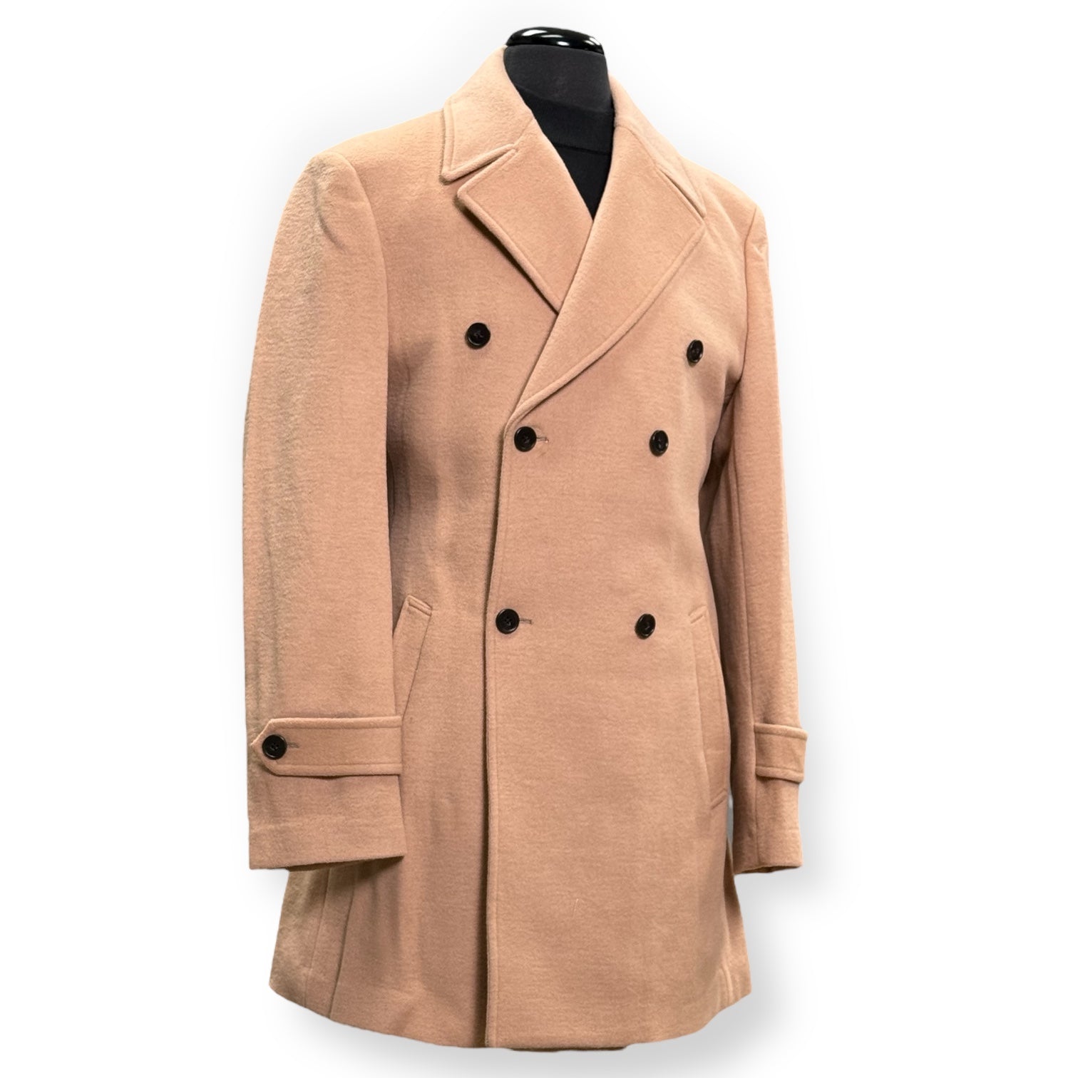 Cigar "Brentwood" 3/4 Length DB Peacoat (Oatmeal)