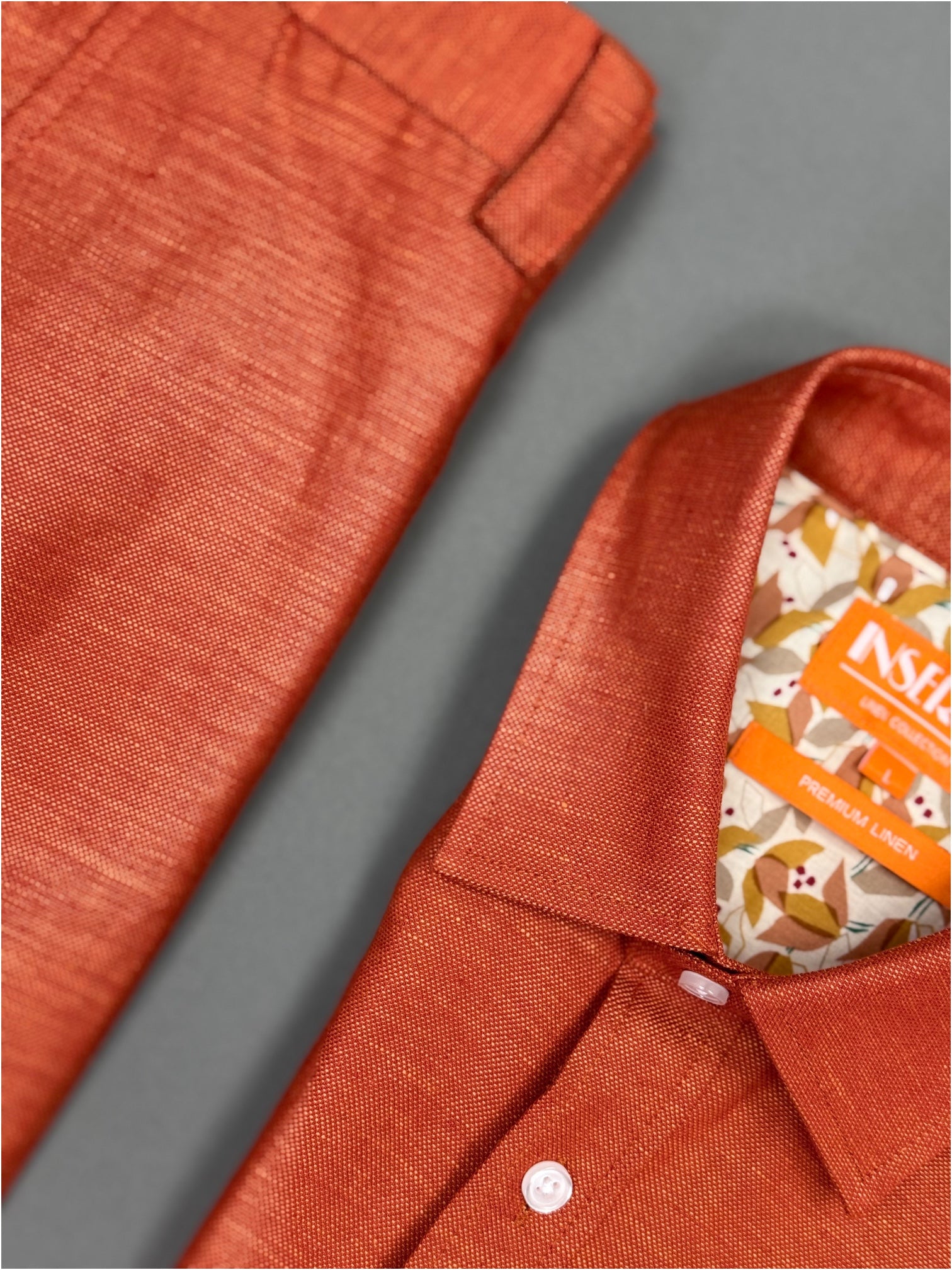 Inserch Linen Pant (Rust)