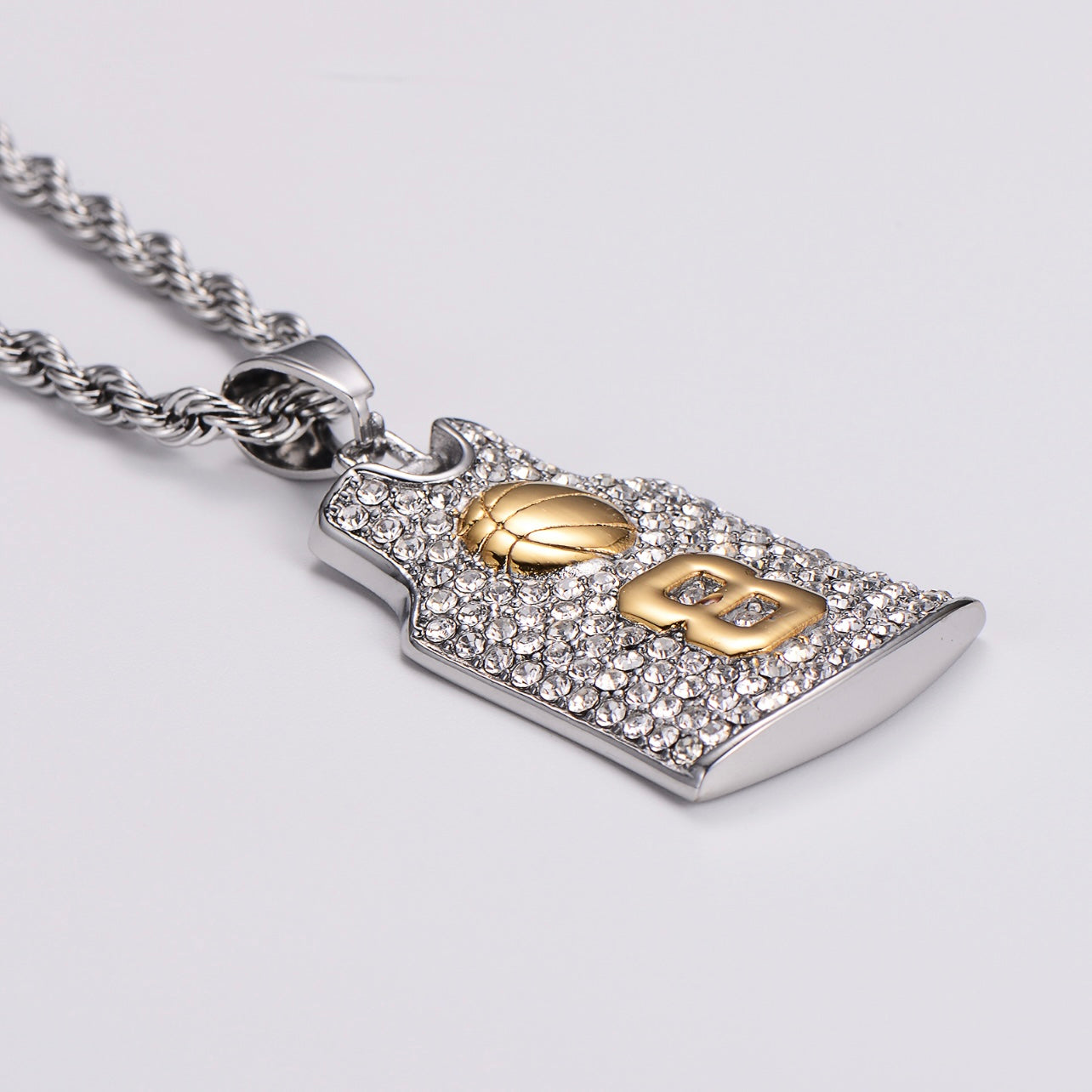 KALIKO "Kobe8" Rope Chain + Pendant (Silver) 080