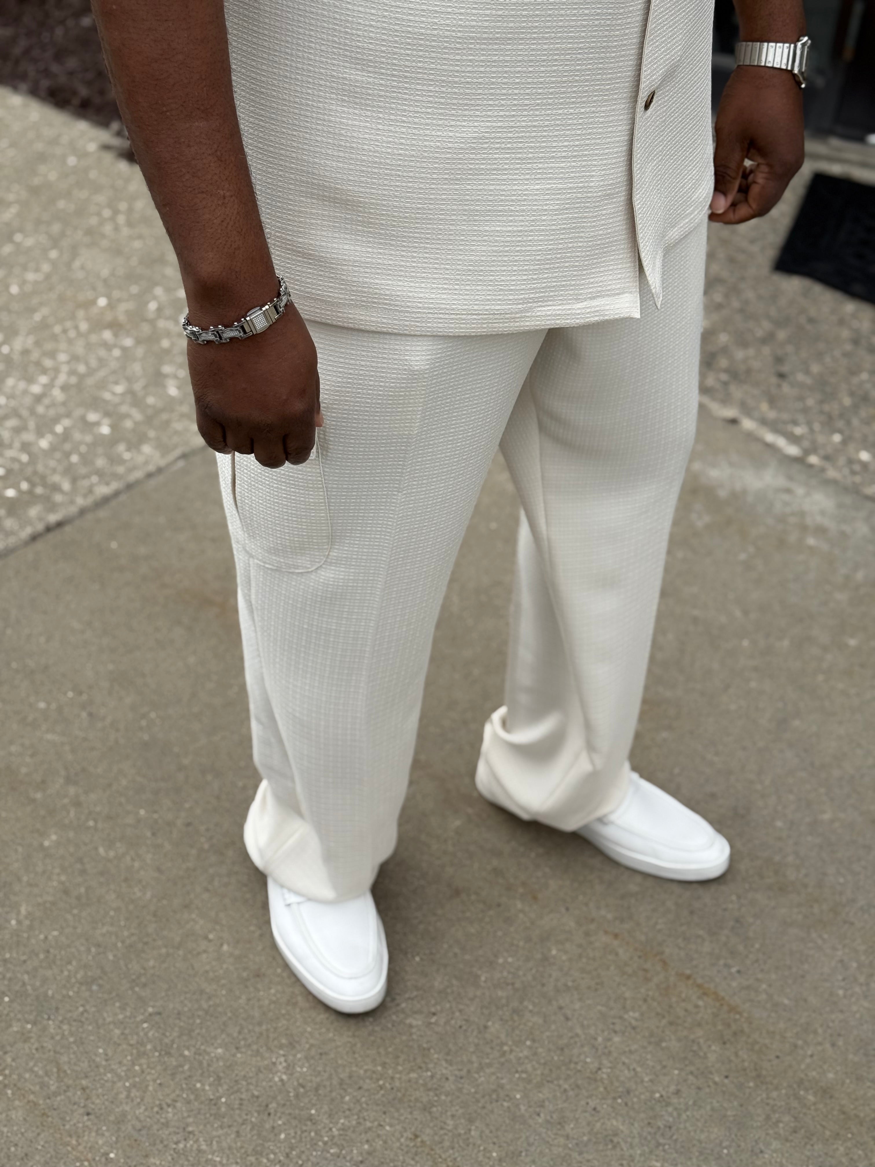 Lanzino "Cargo" Pant Set (Natural)