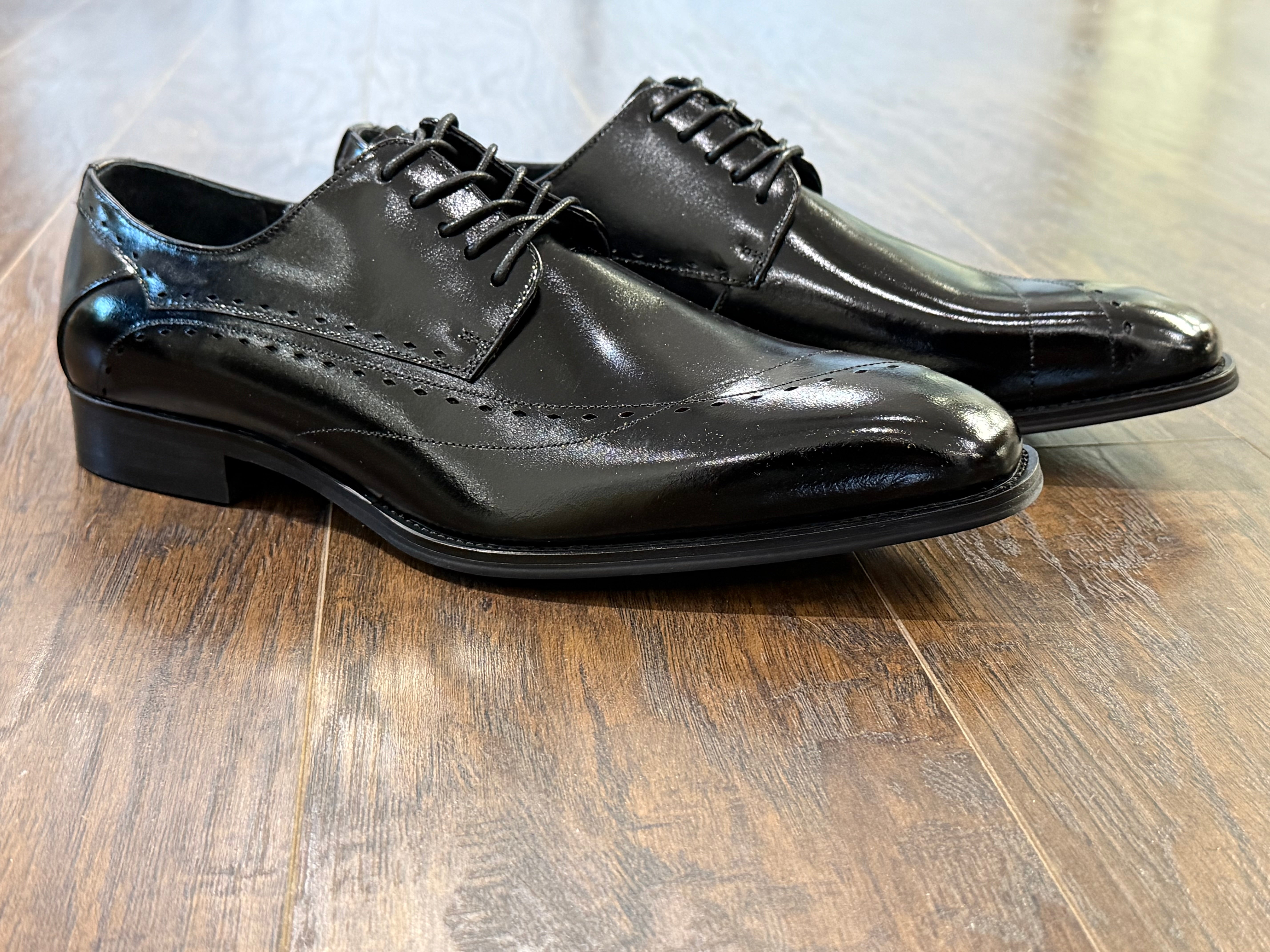 Giovani Leather Shoe "Triston" (Black)