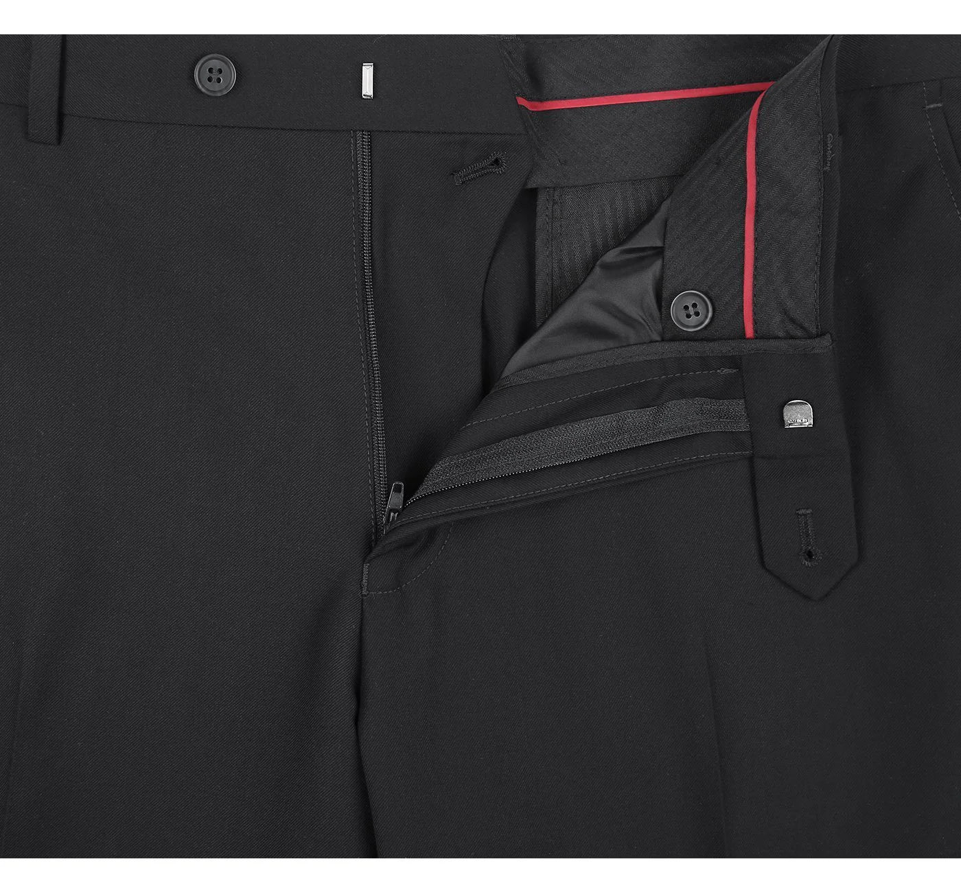 Mens Modern Classic Fit Suit (Black) Renoir