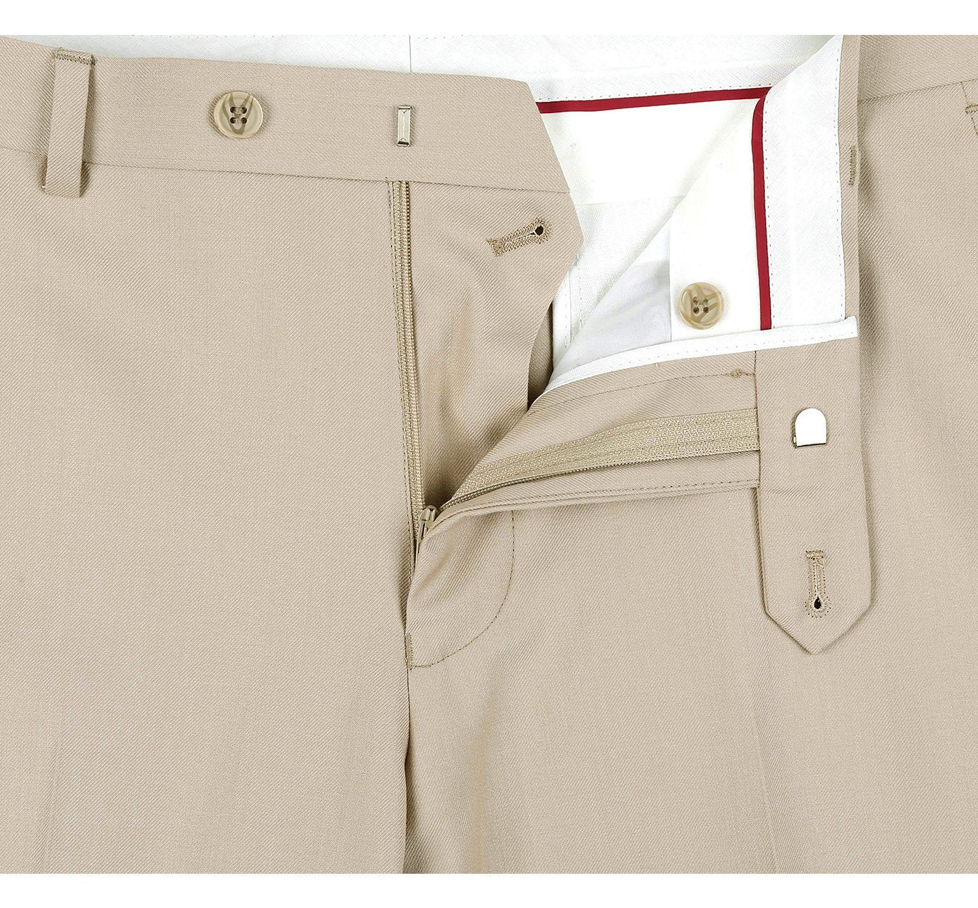 Mens Modern Classic Fit Suit (Tan) Renoir