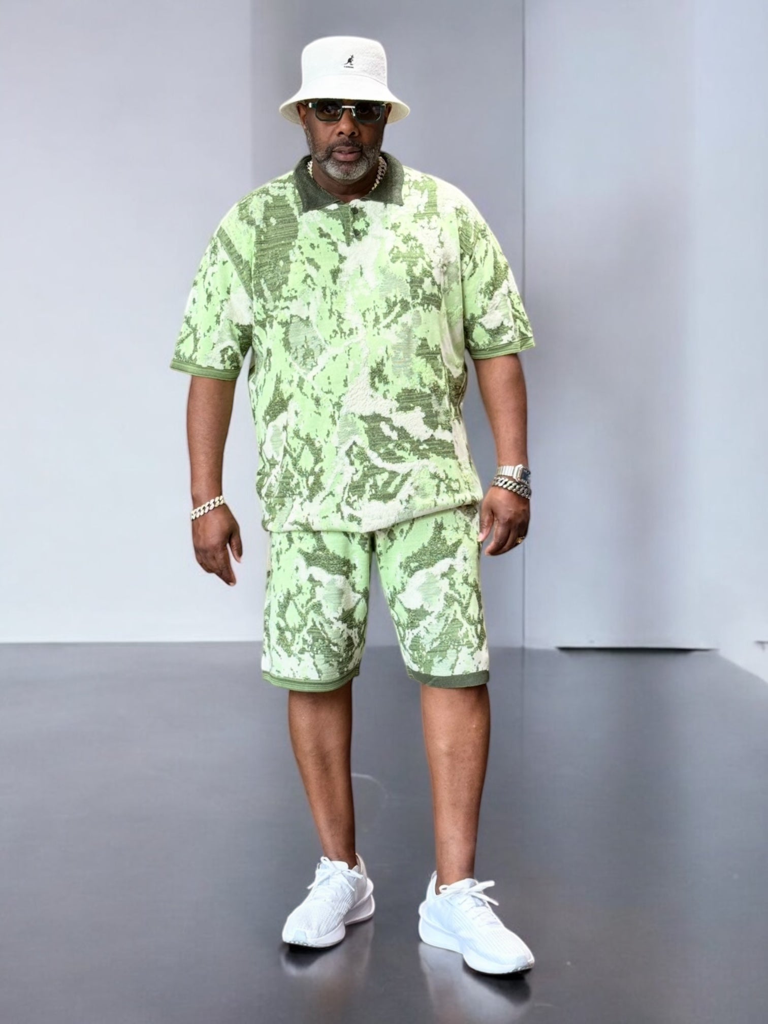 The "Brice" Short Set (Sage)