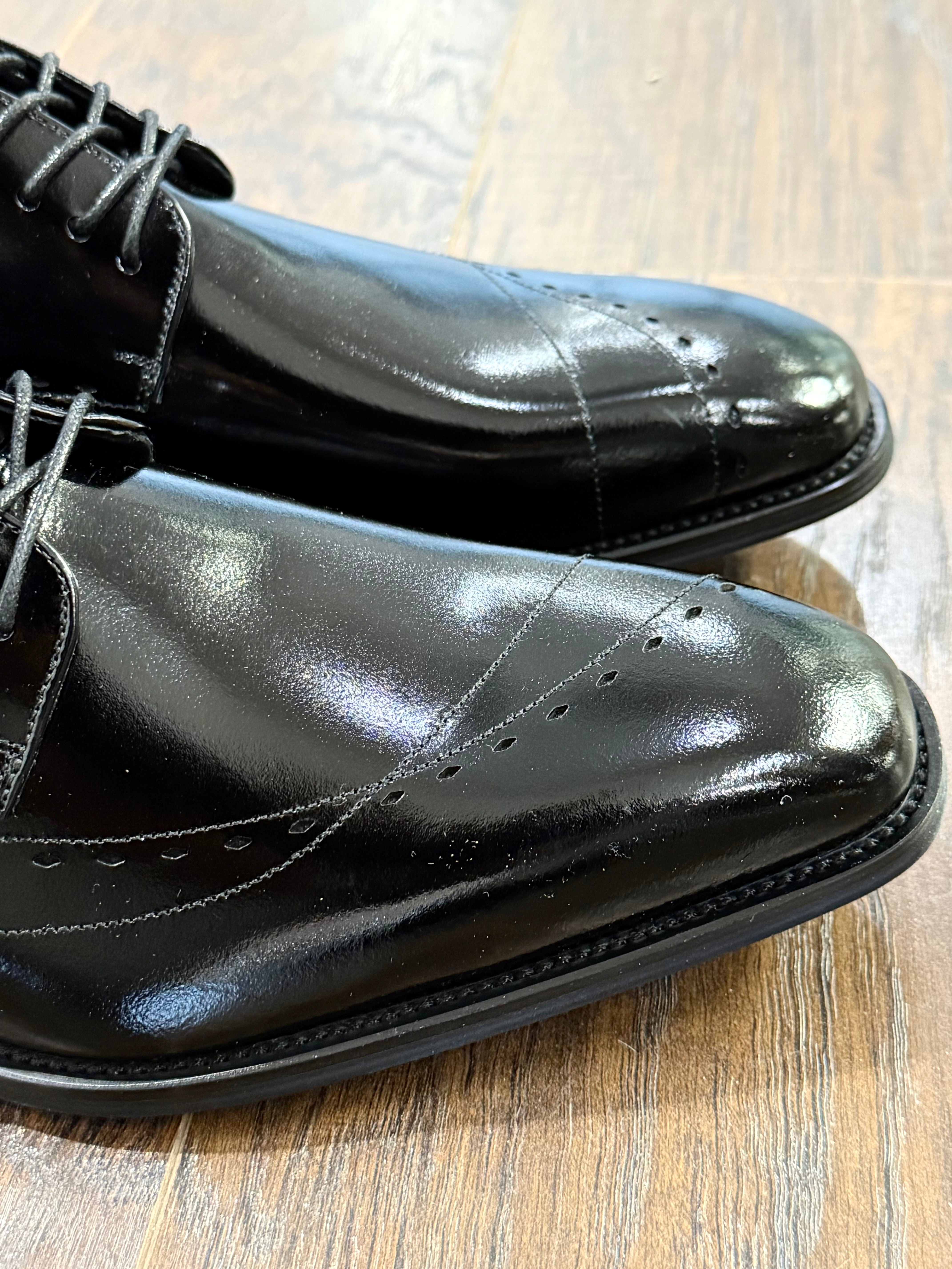 Giovani Leather Shoe "Triston" (Black)