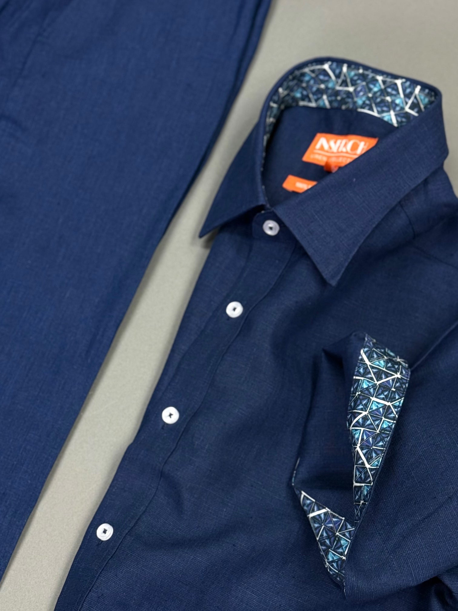 Inserch Linen Pant (Navy)