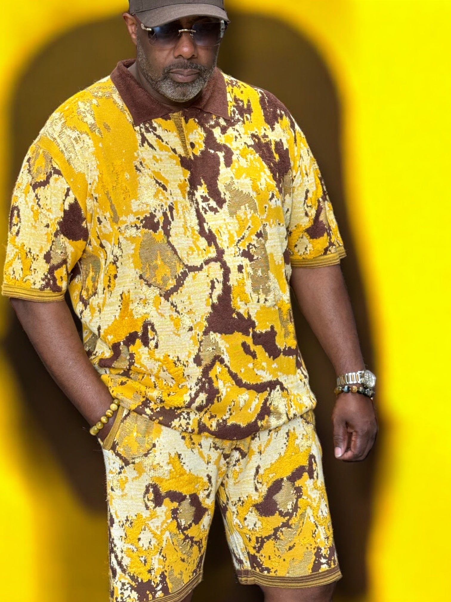 The "Brice" Short Set (Gold)