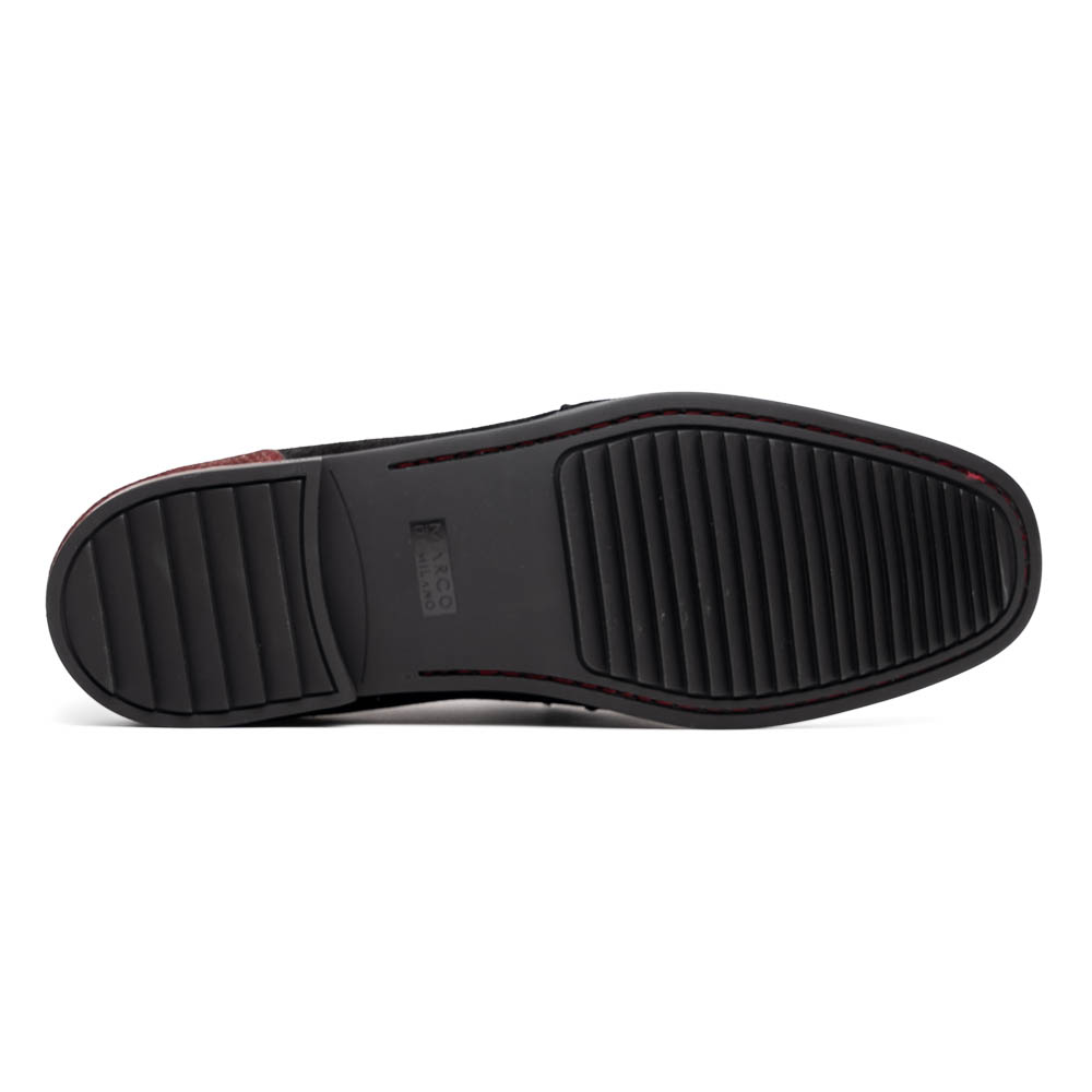 Hugo Ostrich Black / Red