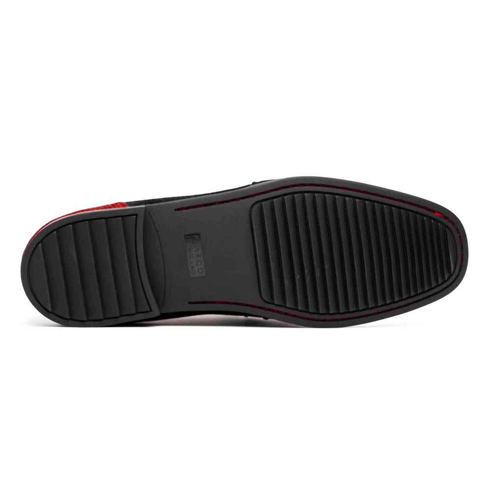 Hugo Ostrich Red / Black