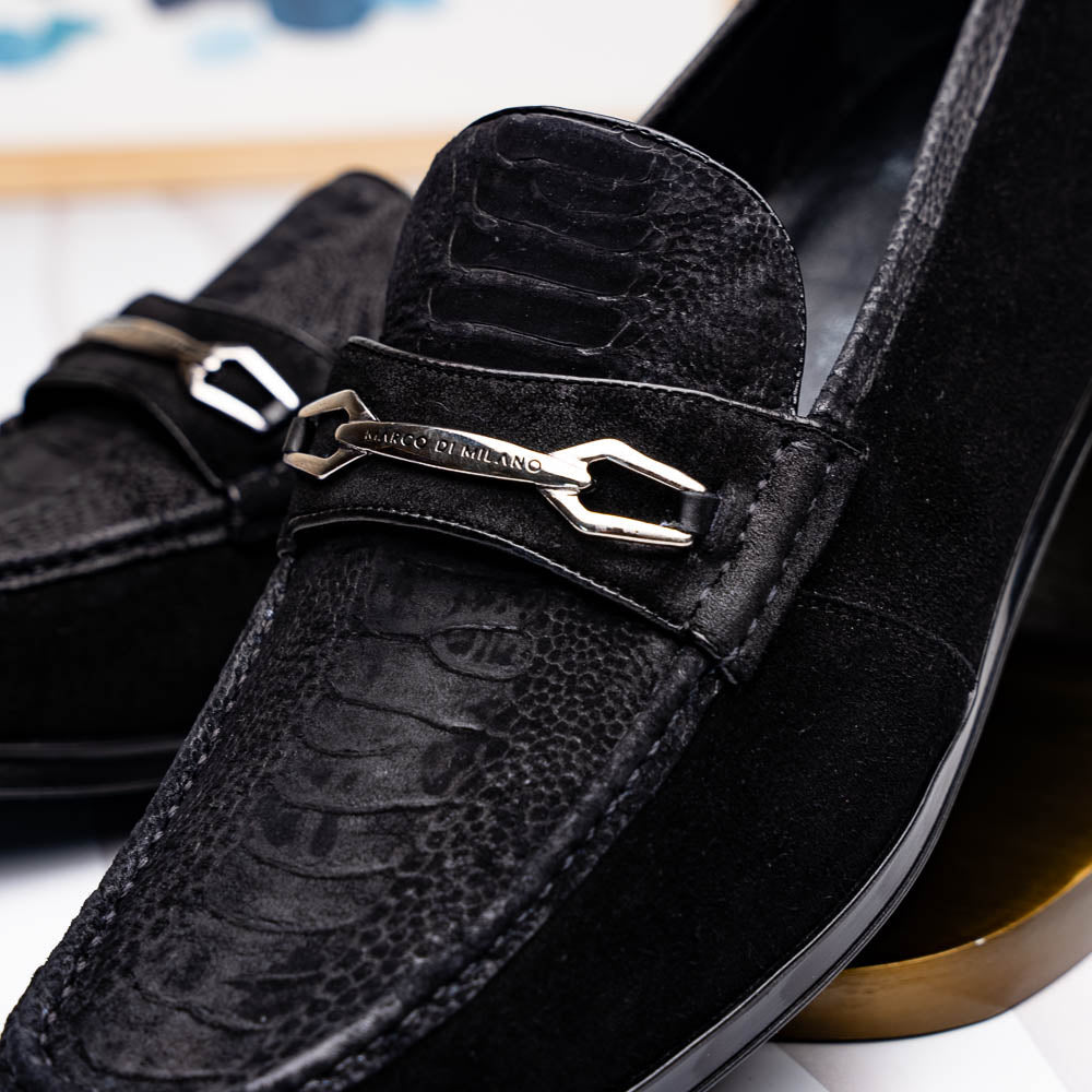 Hugo Ostrich Black