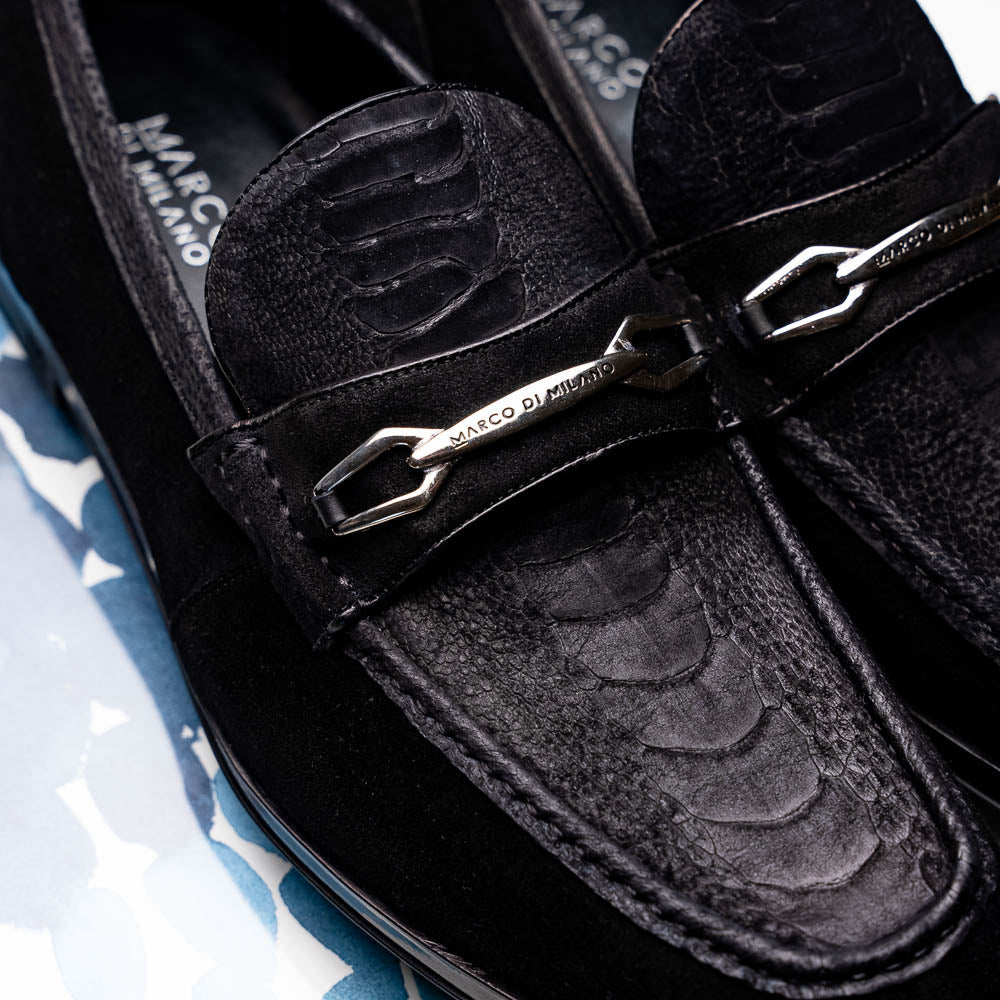 Hugo Ostrich Black