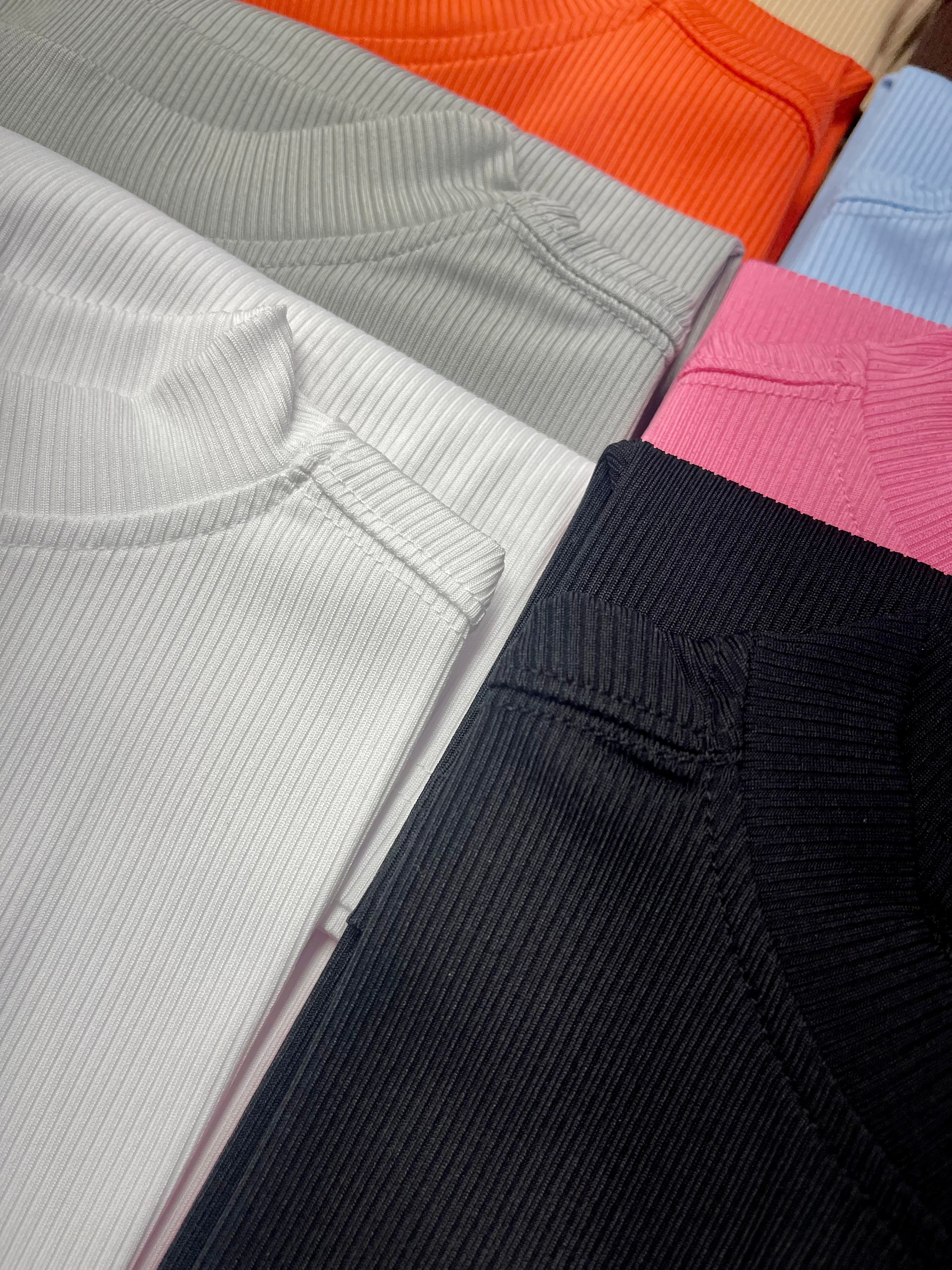 Inserch short sleeve mock (Summer Pink)
