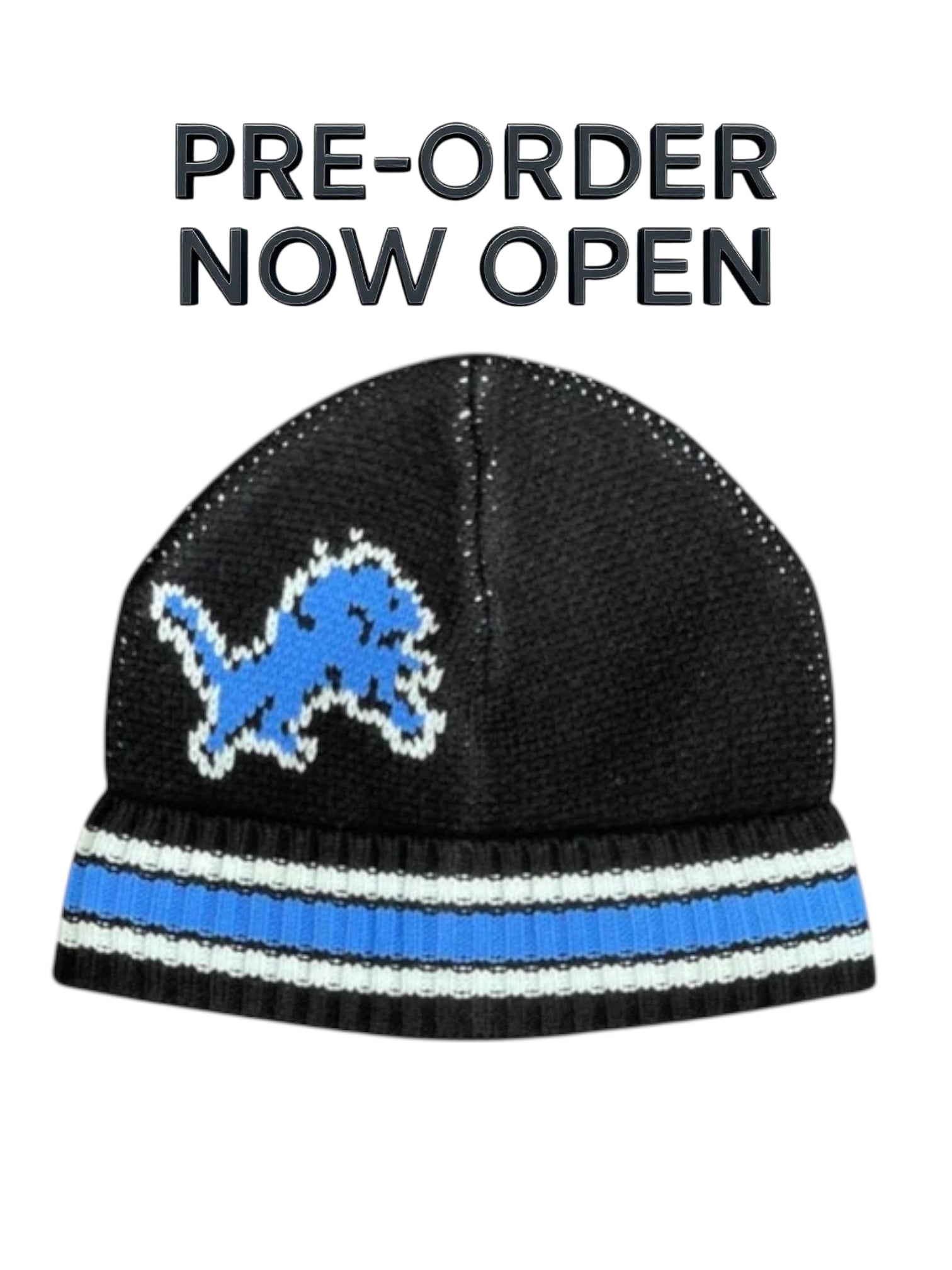 (Pre-Order) OIM "Detroit" Beanie Hat (Black)