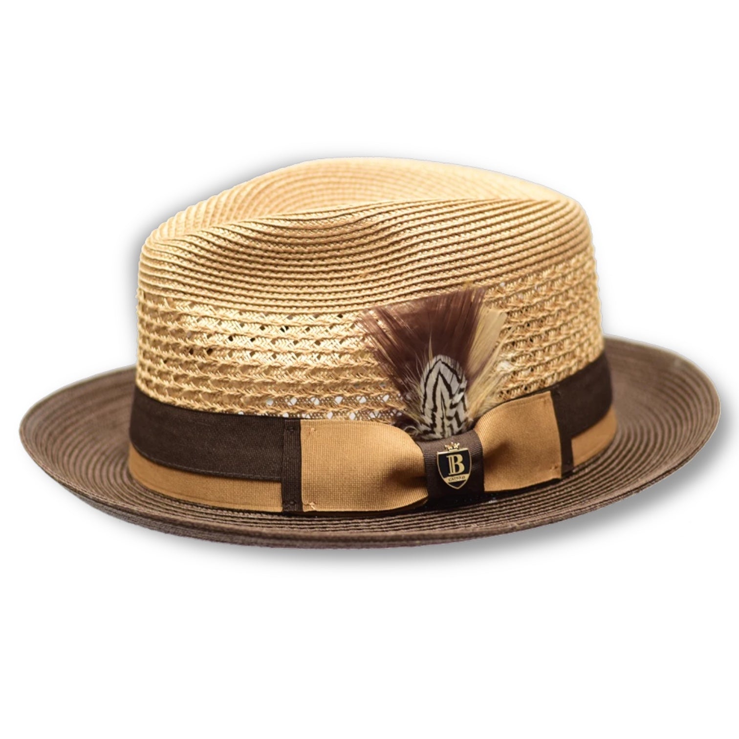 Bruno Capelo Straw Hat  (Brown/Tan) SG