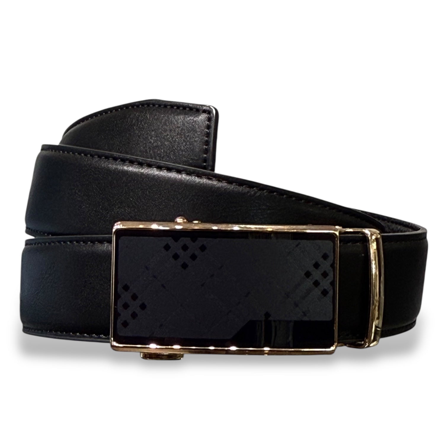 Designer fashion belt (black) burb