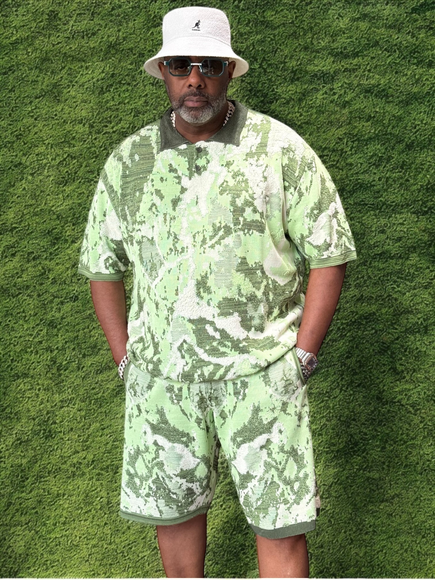 The "Brice" Short Set (Sage)
