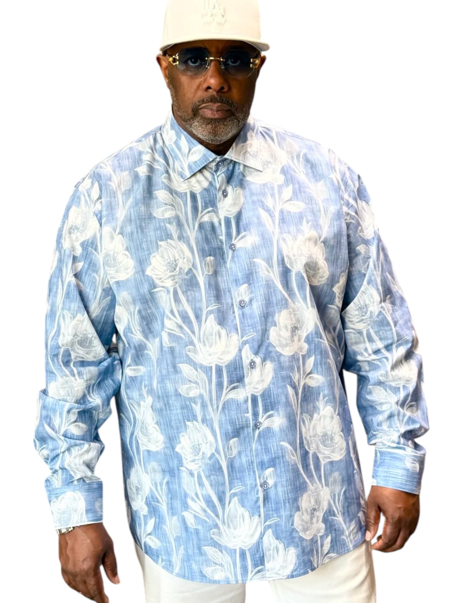 Cigar Couture "Dexter" Shirt (Indigo) 5007