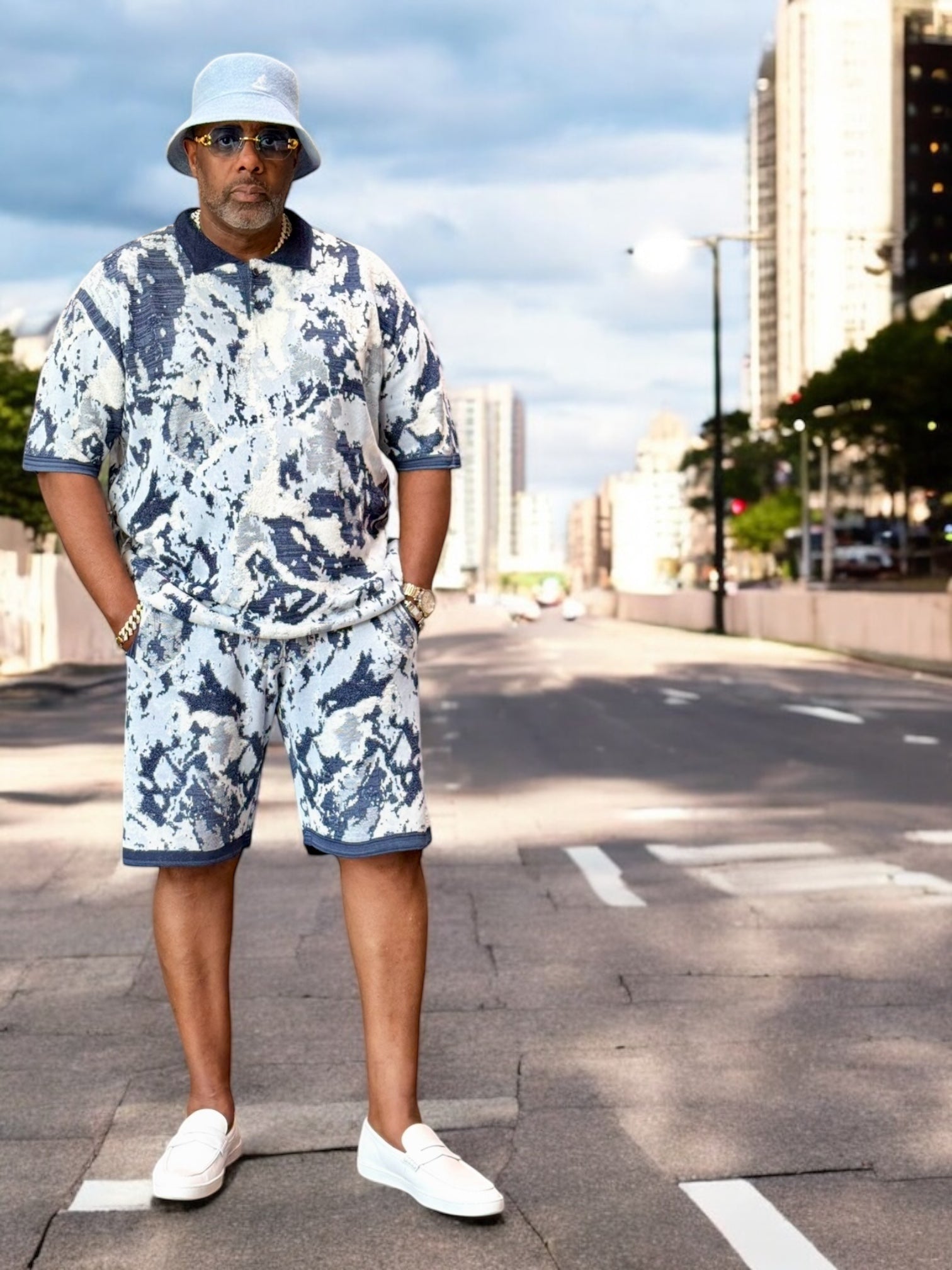 The "Brice" Short Set (Navy)