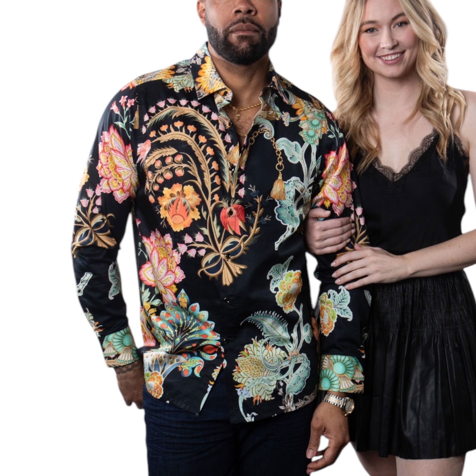 Prestige Cotton Luxury Shirt (Black) 450