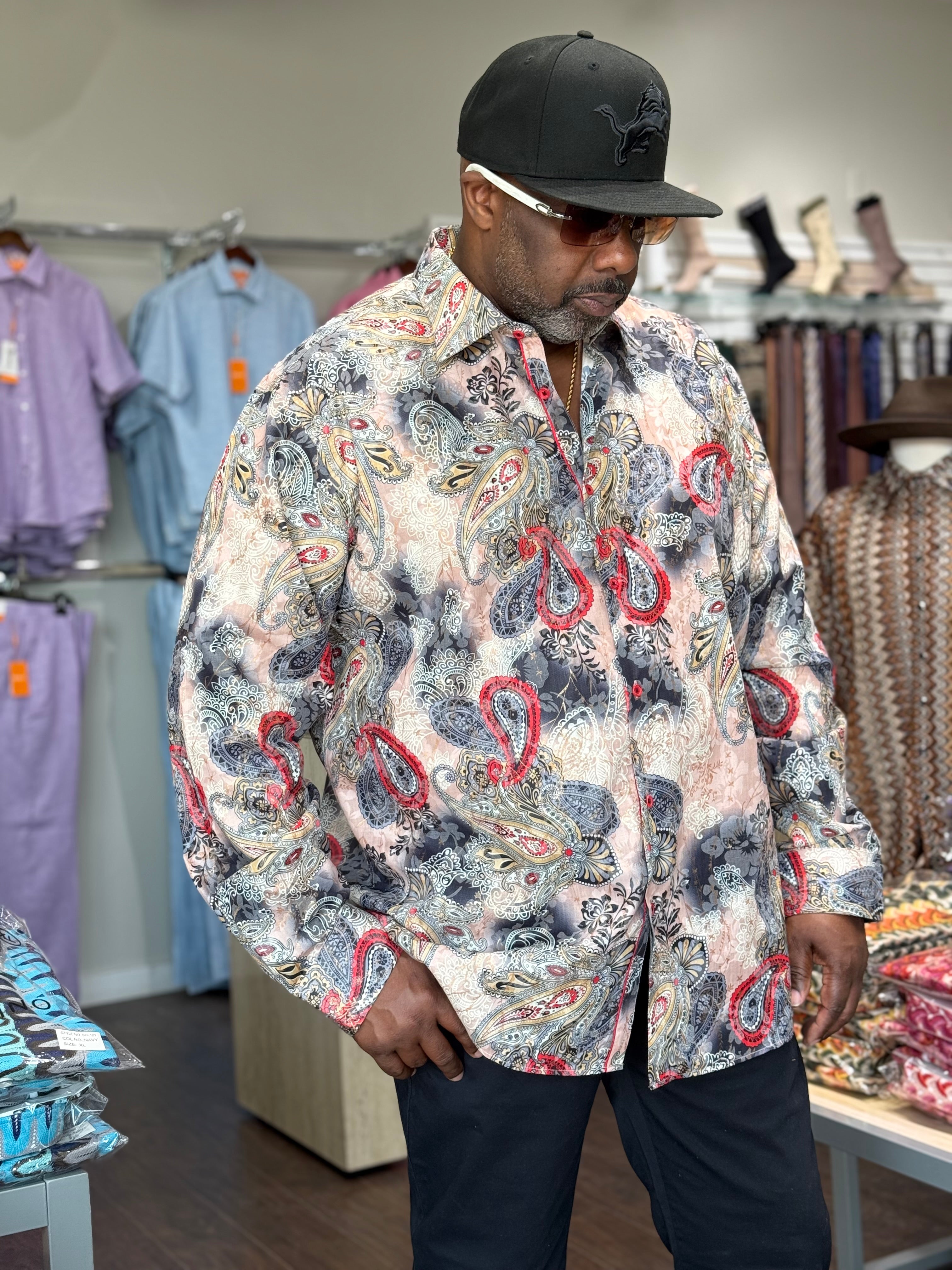 Cigar Couture "Dexter" Shirt (Beige) 5019
