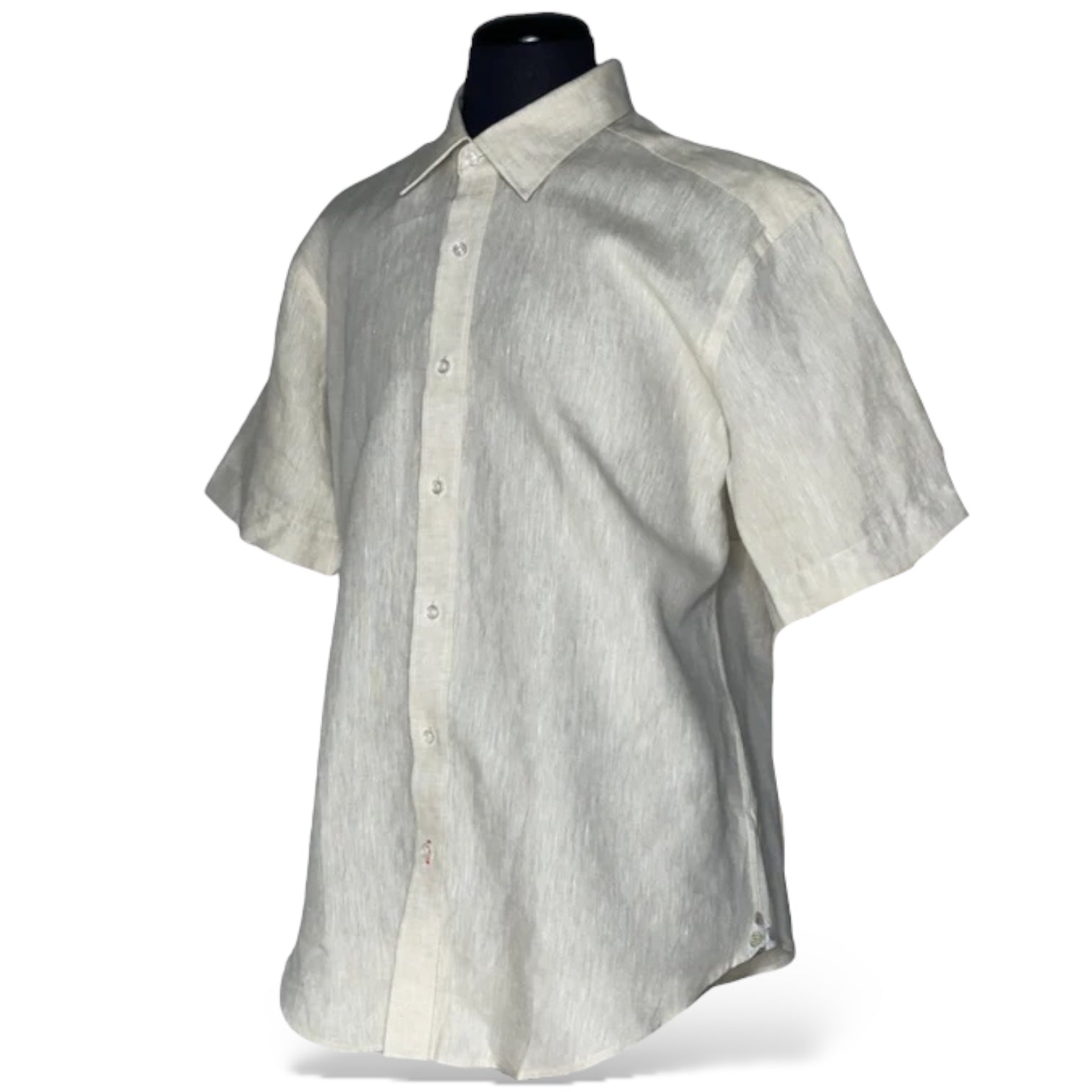 Inserch Linen S/S Shirt (Oatmeal) 7172