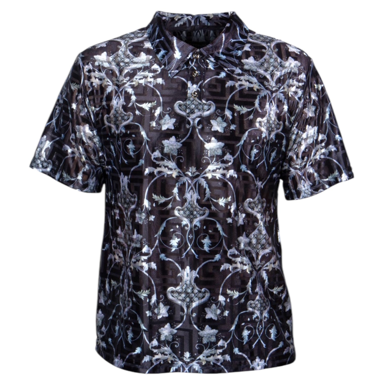 Prestige Digital Graphic Polo (Black) 535