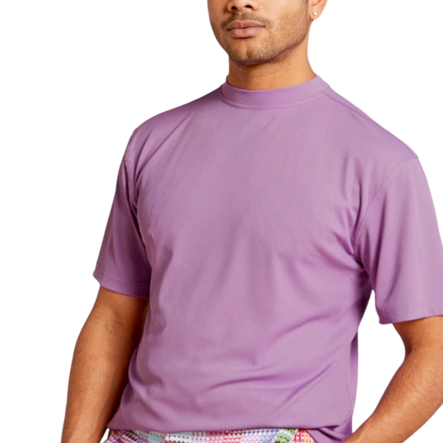 Inserch short sleeve mock (Lavender)