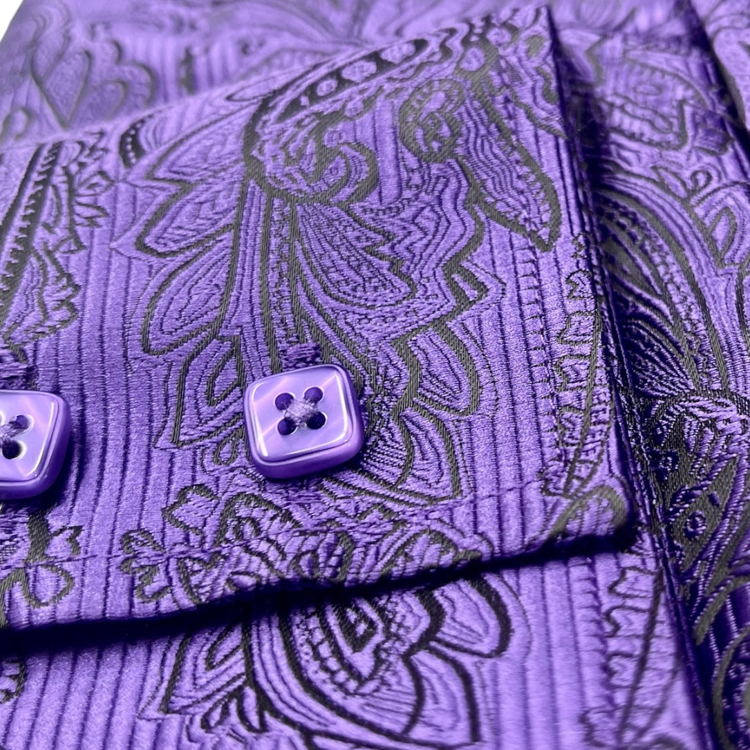 Inserch "luxton" Button Ups L/S (Purple)