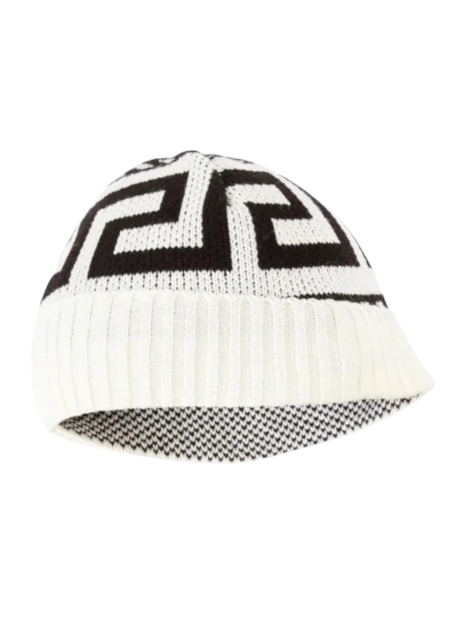 OIM King Beanie Hat (White/Black)