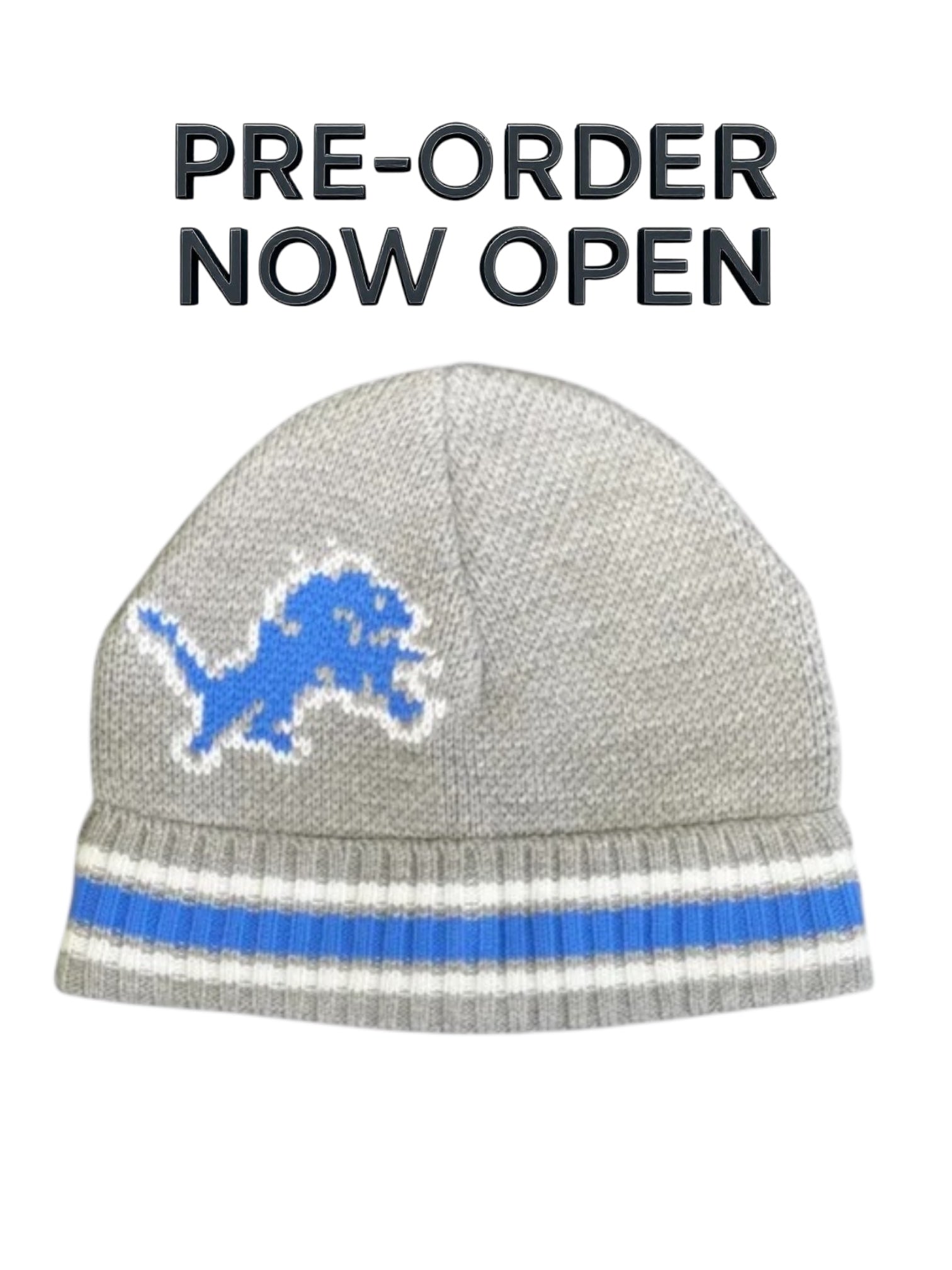 (Pre-Order) OIM "Detroit" Beanie Hat (Gray)