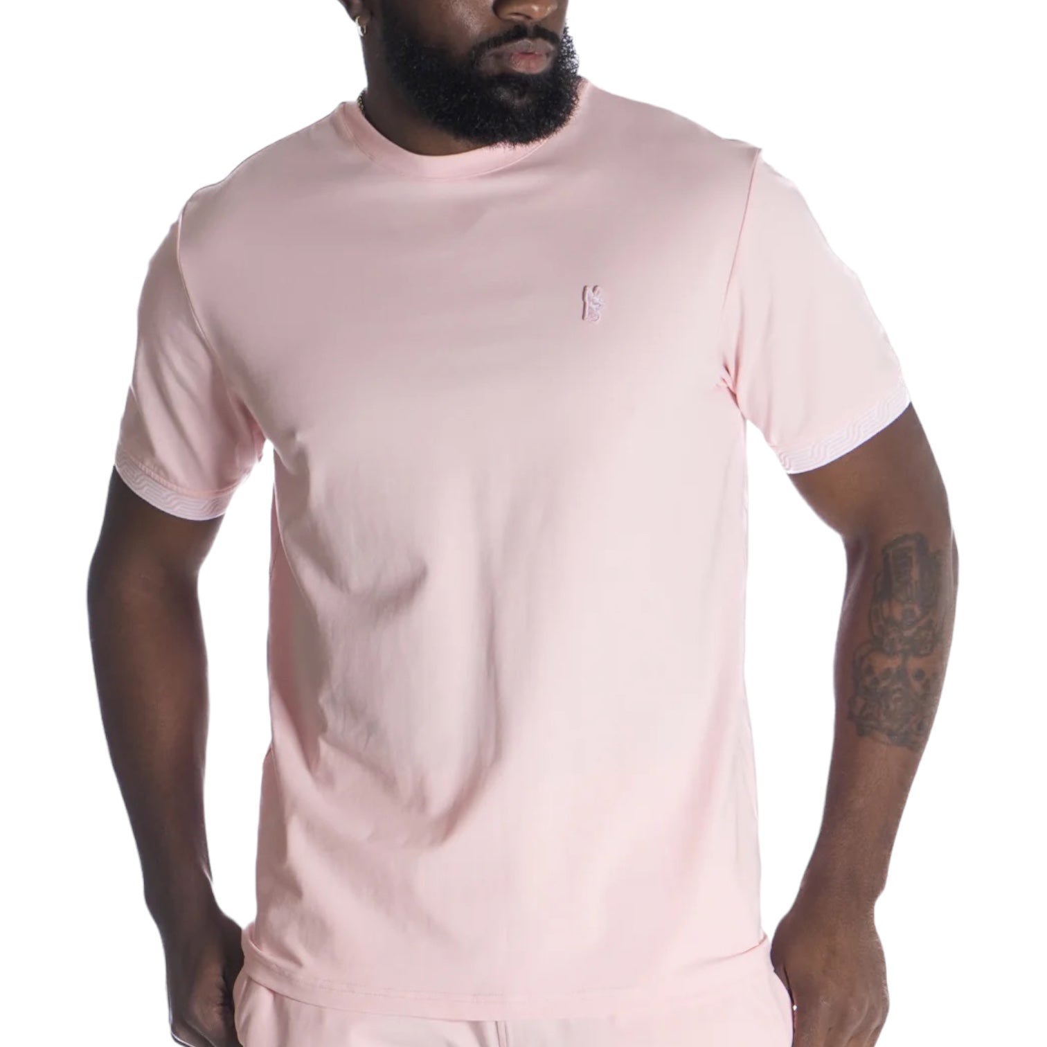Makobi "Breeze" Short Set (Pink/White)
