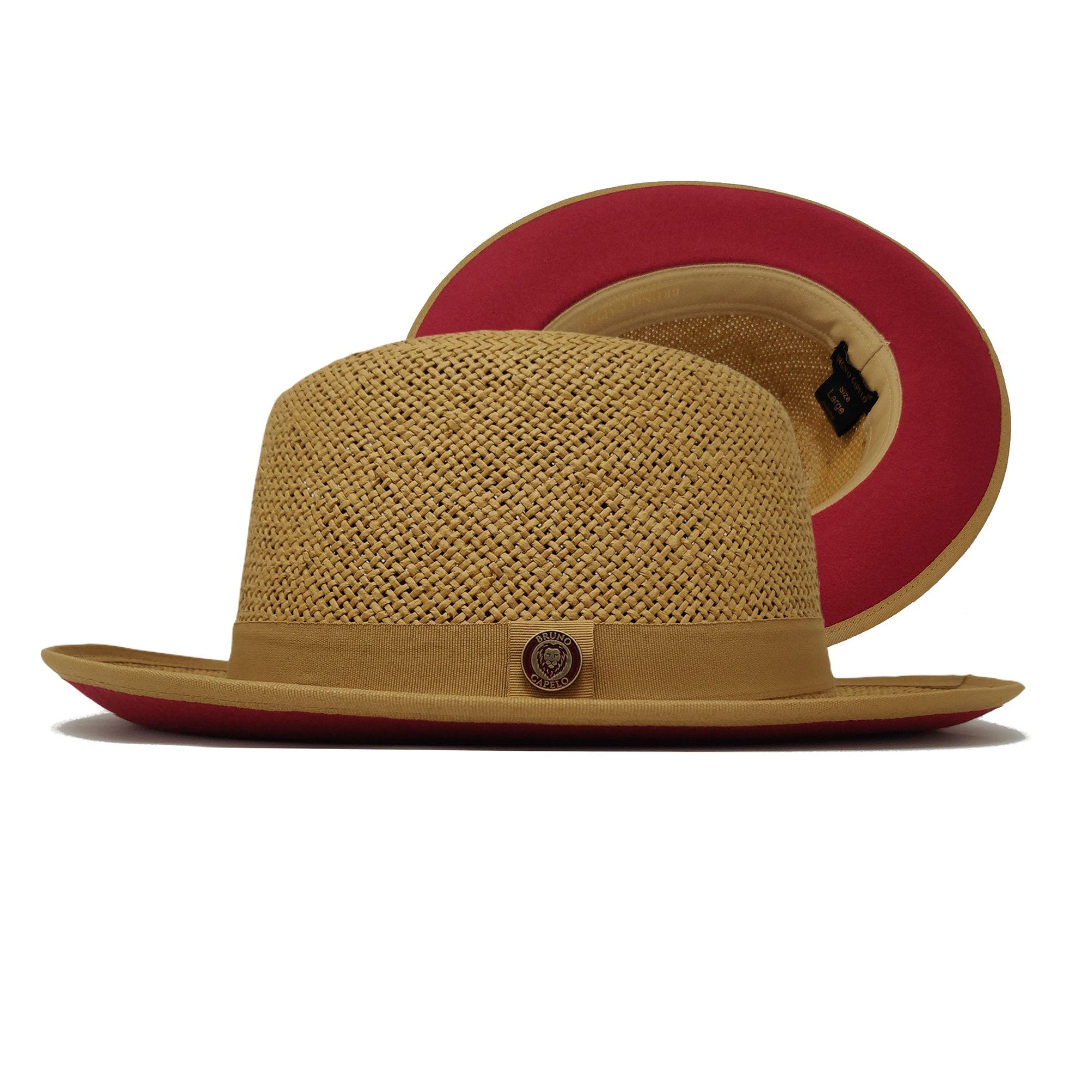 Bruno Capelo Straw Hat Luca (Acorn/Red)
