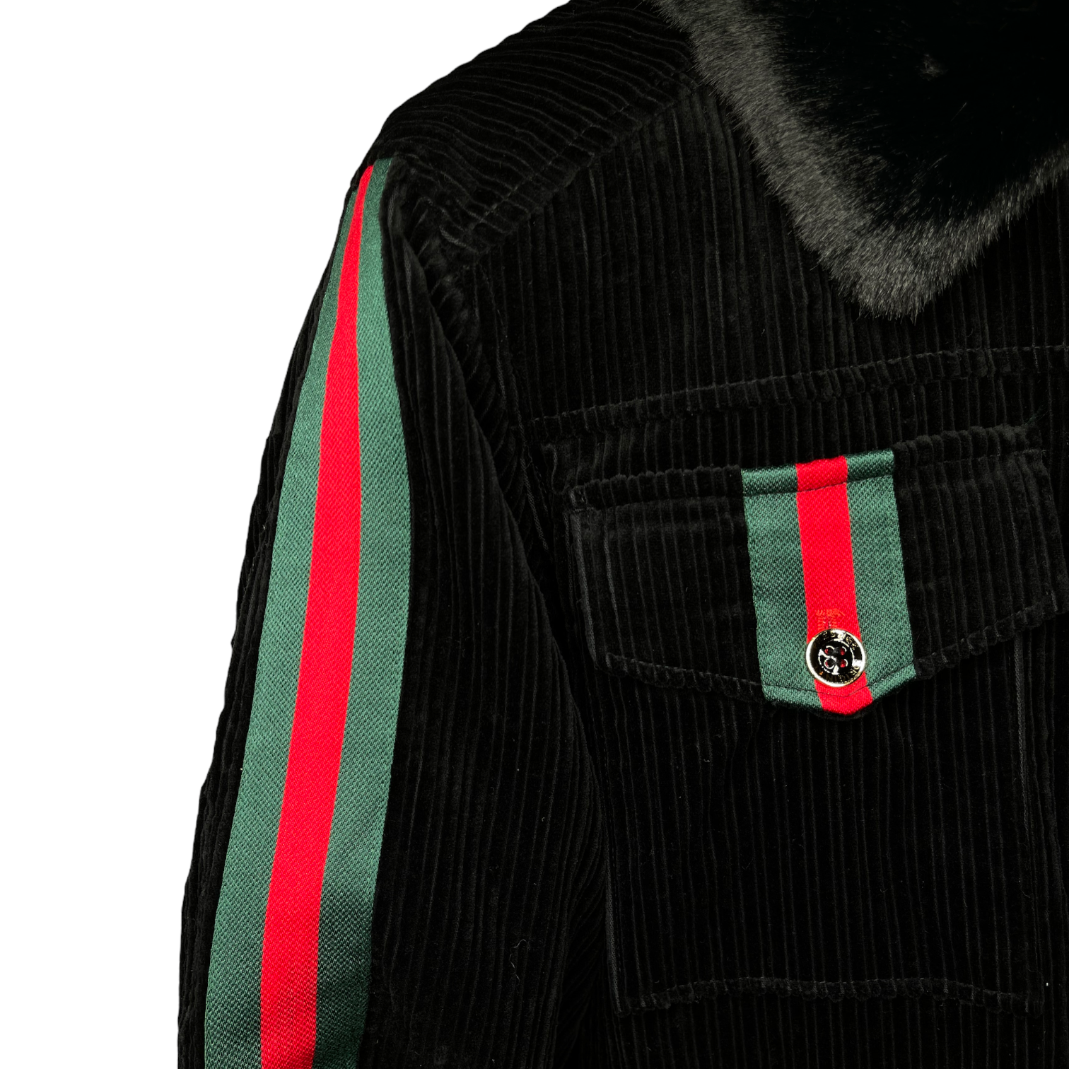 Prestige "Brooklyn" 5 Pocket Jacket (Black/Red/Green)