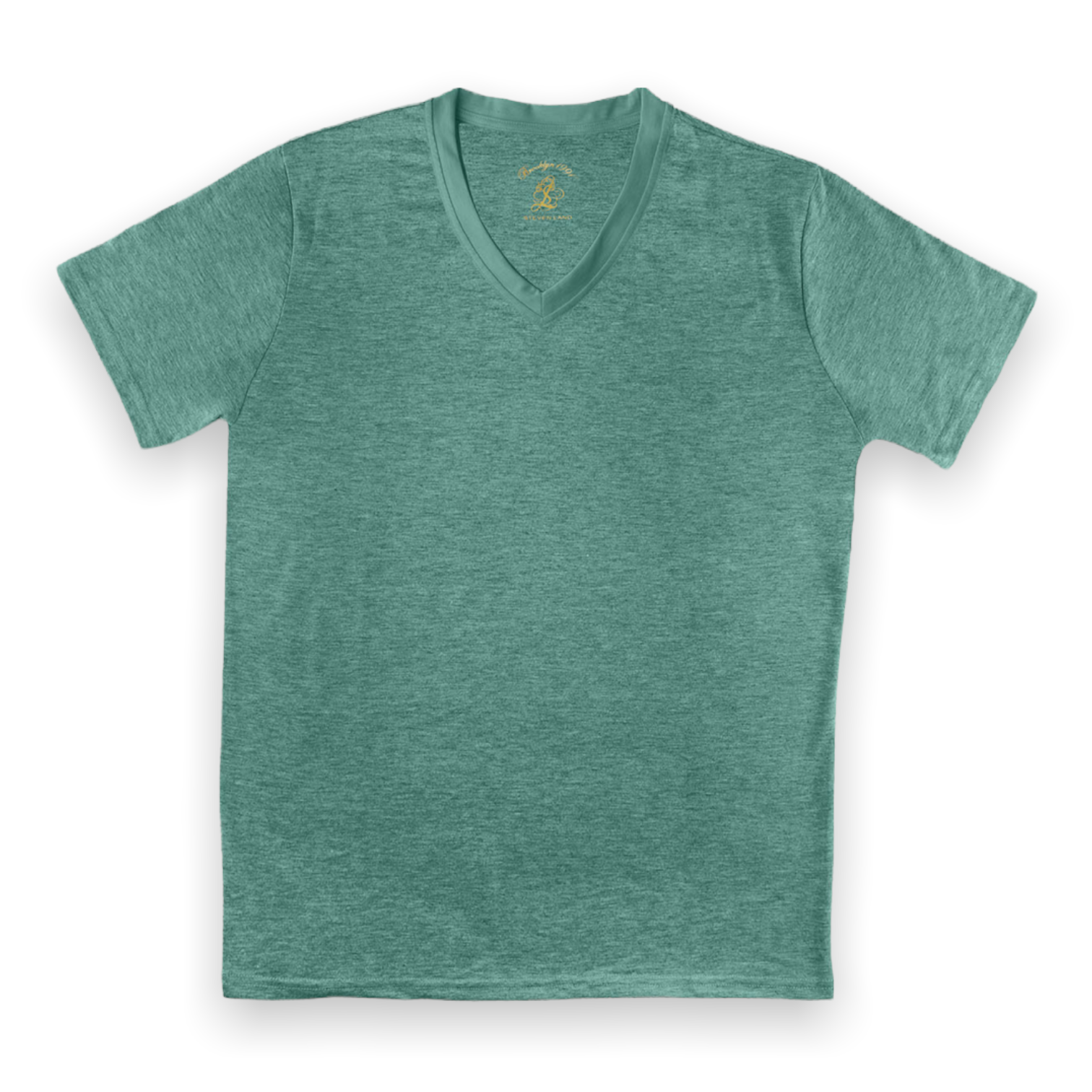 Steven Land Brushed V-Neck (Green)