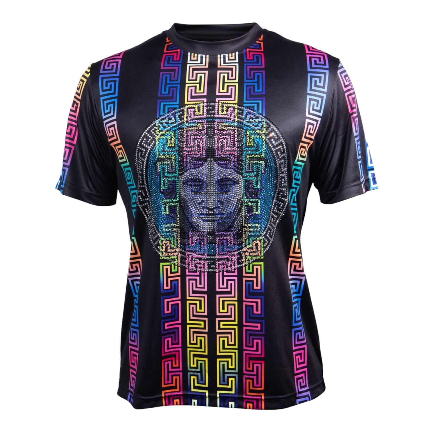 Prestige "Hot Fix"  Logo Crew Neck (Black/Multi) 260