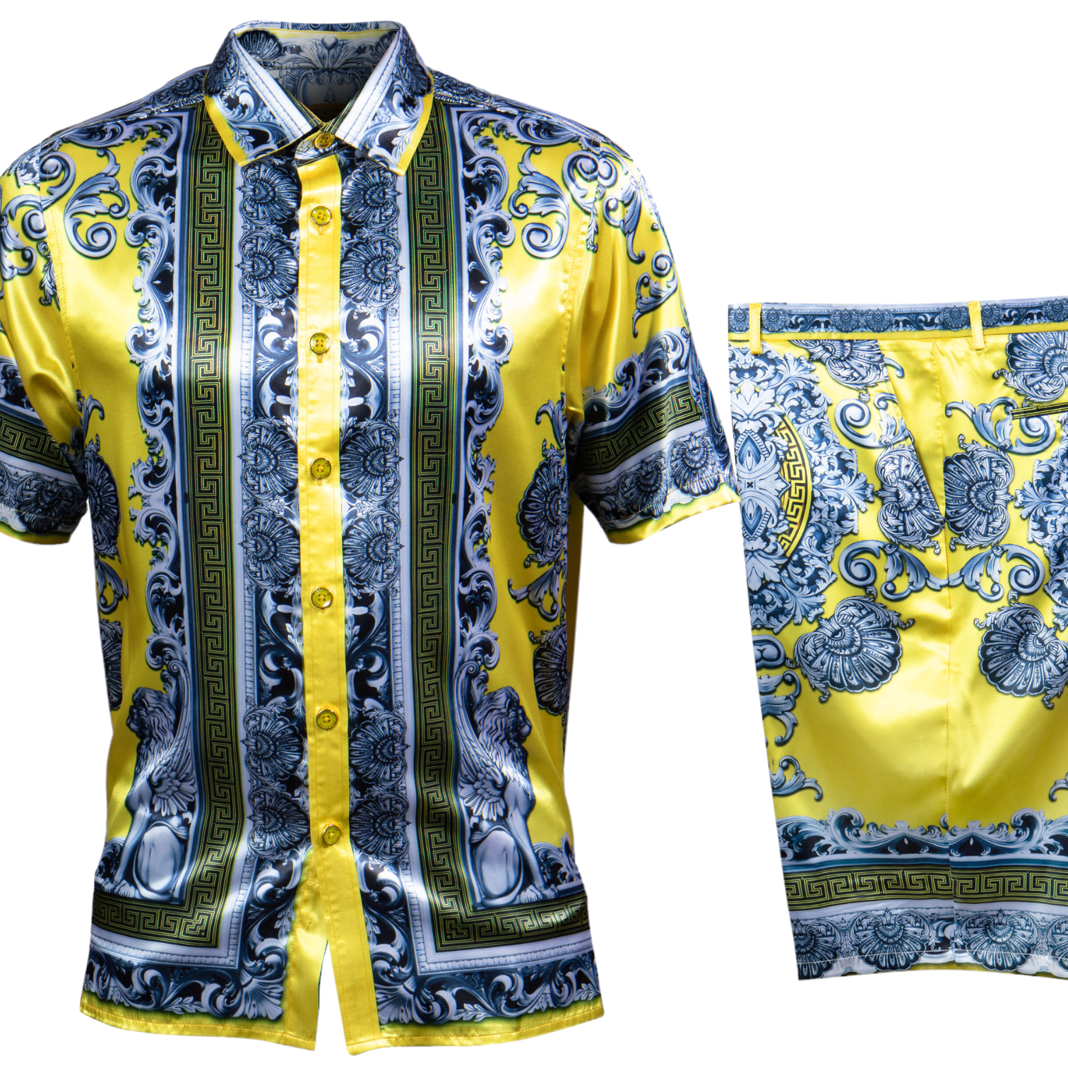 Prestige Fashion Short Set (Yellow) 201