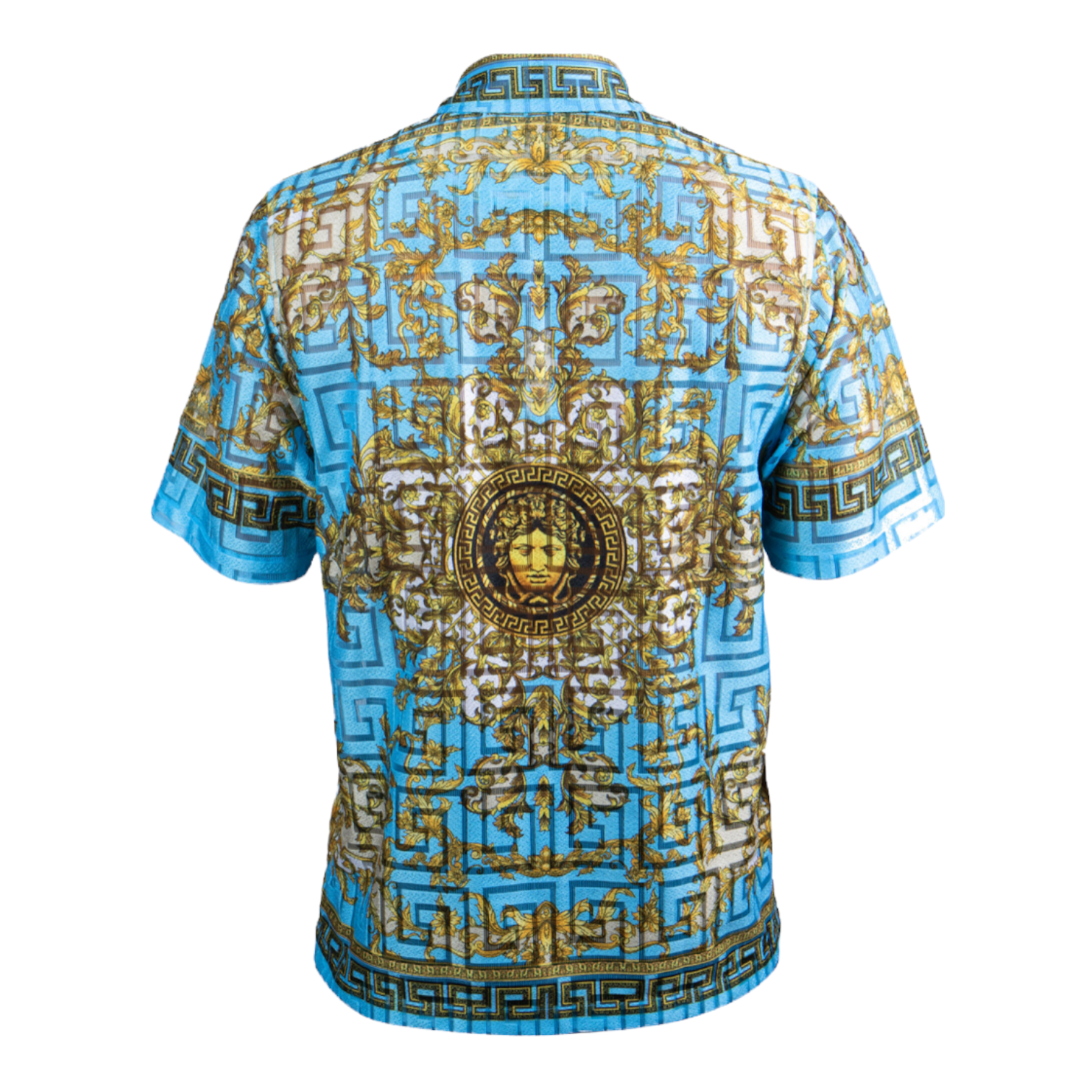 Prestige Lace Printed Shirt 2.0 (Blue) 252